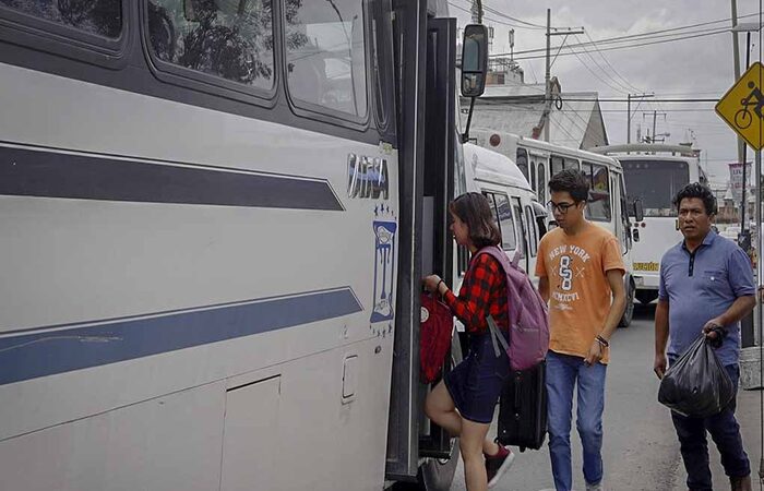 transporte estuduantes Oaxaca