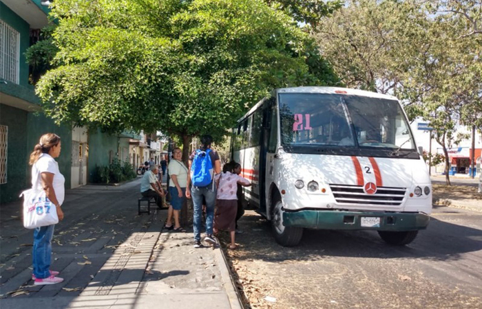 Reprueban en transporte