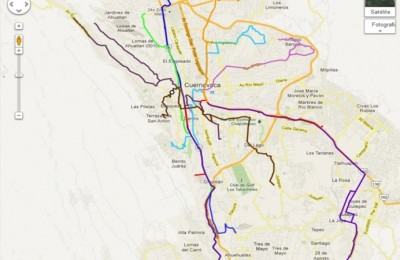 Rutas google CUERNAVACA