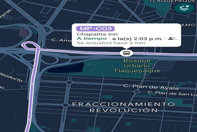 Jalisco rutas Google