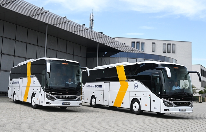Busunternehmen finden Setra-Komfort klasse Bus operators find Setra comfort impressive